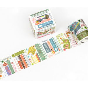 Svět pásek Washi páska “Knihy“ (PW50D05M0007)