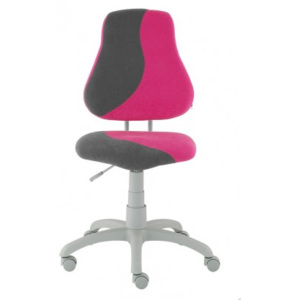 Dětská rostoucí židle Alba Fuxo S-line šedá-růžová