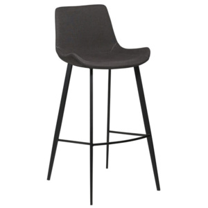 Antracitově šedá barová židle DAN-FORM Denmark Hype