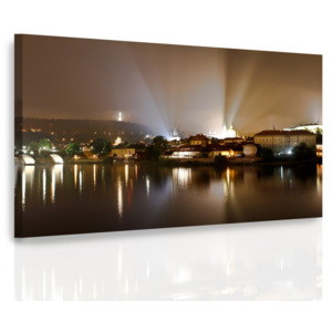 Obraz - Noční Praha (150x100 cm) - InSmile ®