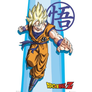 Plakát, Obraz - Dragon Ball Z - SS Goku, (61 x 91,5 cm)