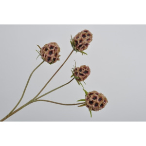 Umělá květina Silk-ka Hlaváč nafialovělý 64cm