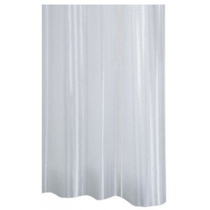SATIN sprchový závěs 180x200cm, polyester, bílá