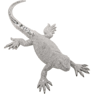 Dekorativní figurka Lizard Silver Medium