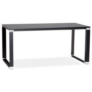Stůl WINER 160x80 Cm černý/dřevěný