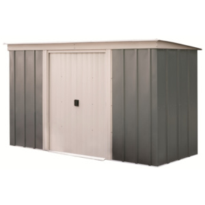 Kovový zahradní domek ARROW PT 104 (3,41 m2) šedý