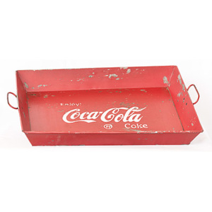Alomi design Servírovací tác Coca-Cola, červená