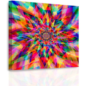 Obraz - Mozaika květu (80x80 cm) - InSmile ®