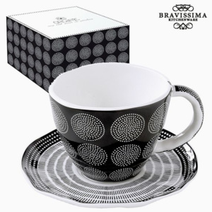 Hrnek na přípravu čaje Porcelán Černá by Bravissima Kitchen