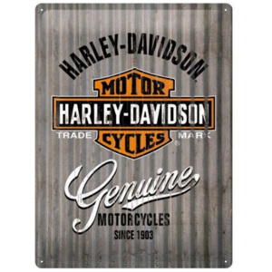 Plechová cedule moto Harley Davidson Metal Genuine