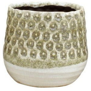 Pískově hnědý květináč z keramiky Strömshaga Anten, Ø 16 cm