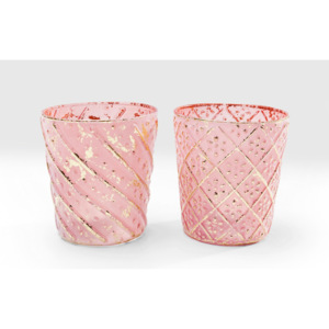Svícen na čajovou svíčku Princess Pink - více variant