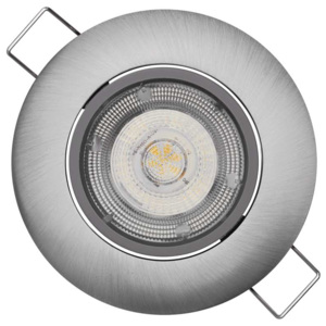 EMOS Lighting LED bodové svítidlo EXCLUSIVE - 5W NW - stříbrné - Emos (ZD3222)
