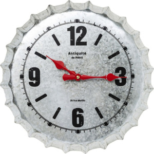 Nástěnné hodiny Antiquite De Paris Silver O36cm