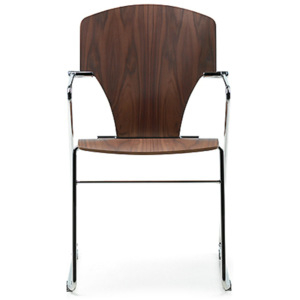 Židle EGOA - dřevo Černý lak