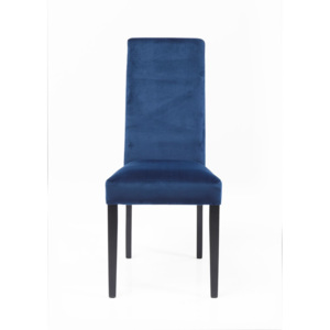 Židle Econo Slim Velvet Blu