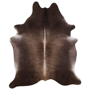 ARCTIC FUR Koberec z hovězí kůže, hnědá, 211x180 cm
