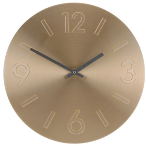 Nástěnné hodiny Atlanta zlatá, 35 cm