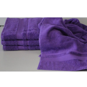 Set ručník a osuška Froté / fialová