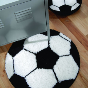 Dětský koberec Catherine Lansfield Goal, ⌀ 66 cm