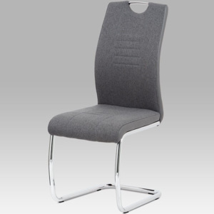 Jídelní židle DCL-405 GREY2 šedá látka a ekokůže - Autronic