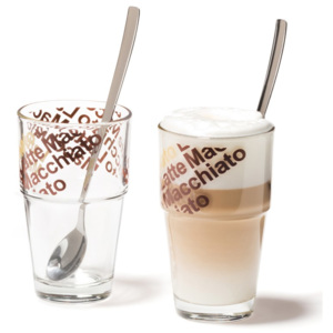Set sklenic na latte Leonardo Solo 2 ks 20 cm