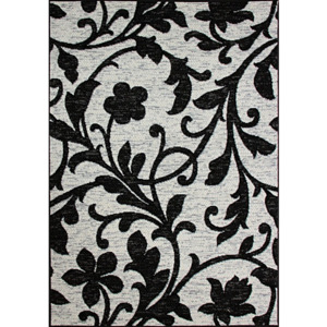 Kusový koberec PP Leorda černý 80x150, Velikosti 80x150cm