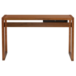 Pracovní stůl z ořechového dřeva We47 Renfrew, 126 x 55 cm