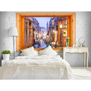 *Tapeta okno do Benátek (150x105 cm) - Murando DeLuxe