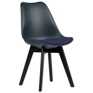 Jídelní židle Ledia, modrá dee:373611-B Hoorns