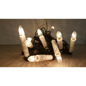 Světelný řetěz s 10 svíčkami na klipu 49151 FDL_49151