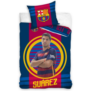 Fotbalové povlečení FC Barcelona Luis Suárez 140x200