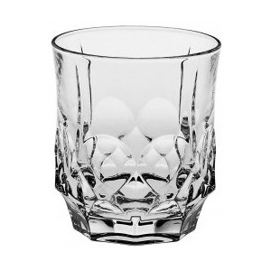 CRYSTAL BOHEMIA Sada 2 ks − Křišťálová sklenice na whisky Soho, Vemzu