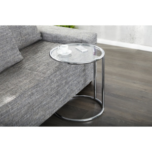 INV Odkládací stolek Focus, stříbrná