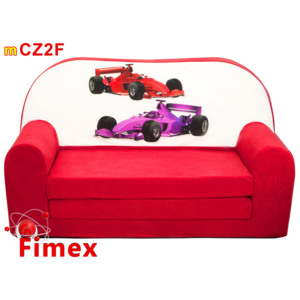 Dětská pohovka FIMEX formule červená