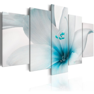 Pětidílné obrazy - nebeská lilie (160x80 cm) - Murando DeLuxe