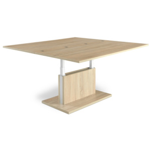 BRASTON dub sonoma, rozkládací, zvedací konferenční stůl, stolek