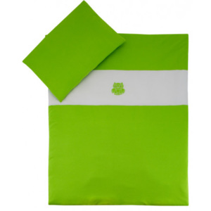 ESITO Dětské povlečení jednobarevné JERSEY, Barva sytá zelená, Velikost 100x135 cm