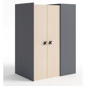 DIG-NET Rohová šatní skříň s osvětlením IKS X-01 Provedení: Pravé provedení