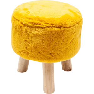 Stolička Fur Yellow - 32 cm