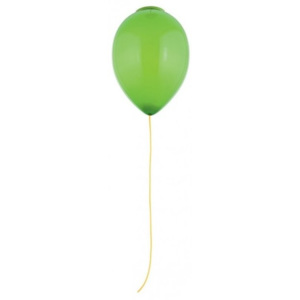 Ozcan Stropní skleněné světlo 3217-1.07 zelený balonek 27cm