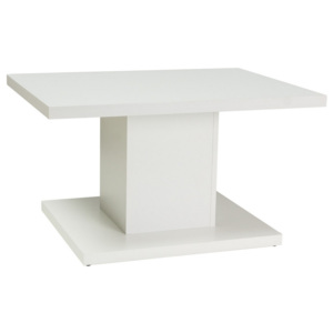 Konferenční stolek 80x60 cm v bílé barvě KN948