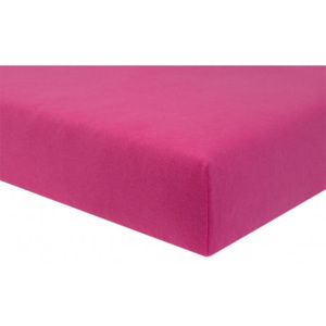 ESITO Dětské prostěradlo Jersey 60 x 120 cm, Barva sytá růžová, Velikost 60x120 cm