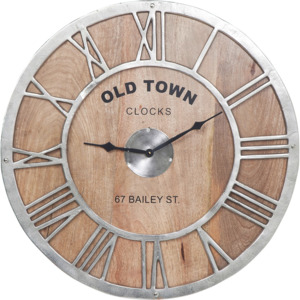 Nástěnné hodiny Old Town Wood