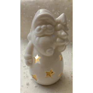 FDL Porcelánová figurka Santa LED 13cm 12151