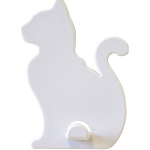 Sgaravatti Trend Magnetický háček - kočka bílá