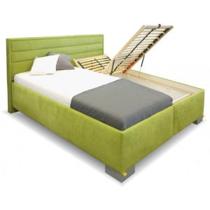 Zvýšená čalouněná postel s úložným prostorem Rebeka de Luxe , 180x200 cm