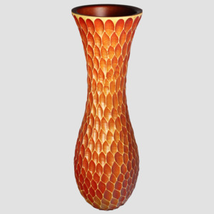 Dřevěná váza 43 cm Thajsko