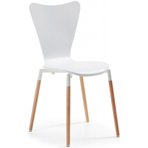 Jídelní židle LaForma Eclectic, bílá