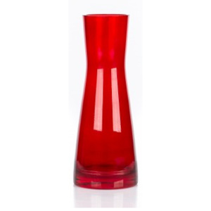 Skleněná váza STD-22 červená